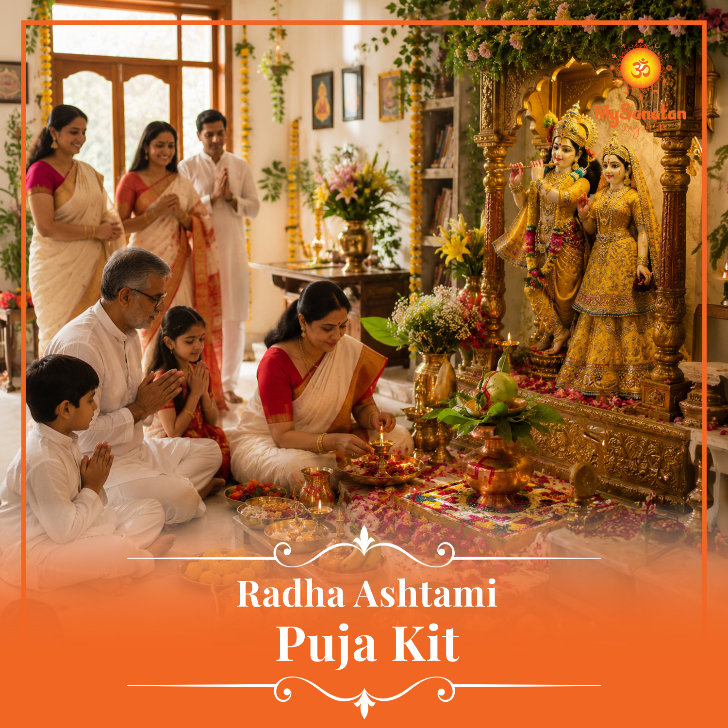 Radha Ashtami/ Radha Jayanti Puja Kit